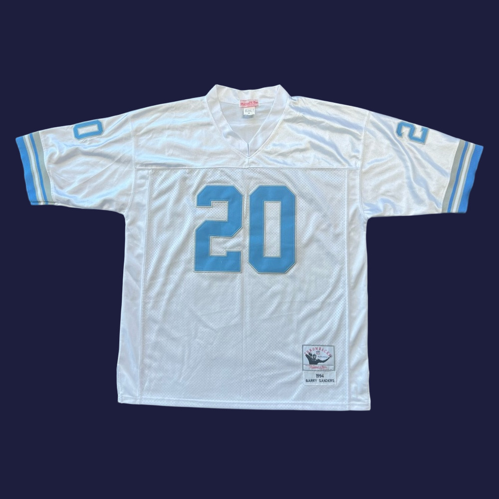 Berry Sanders Detroit Lions Vintage 1994 Mitchell & Ness Football Jersey - Picture 3 of 12